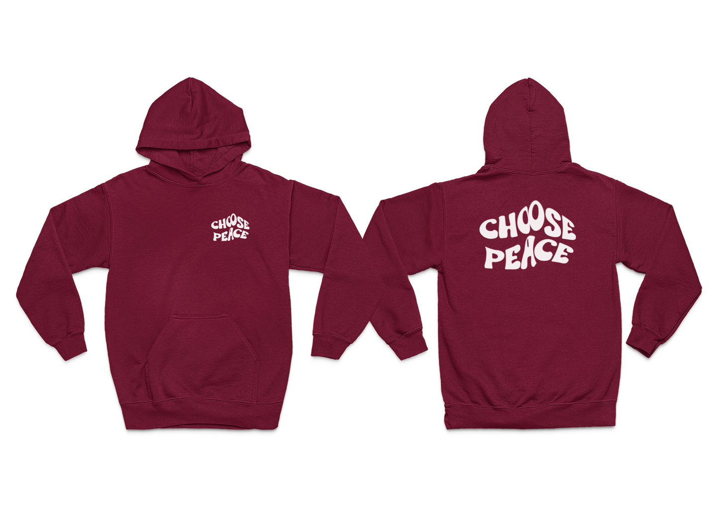 “Choose Peace” Pullover Hoodie